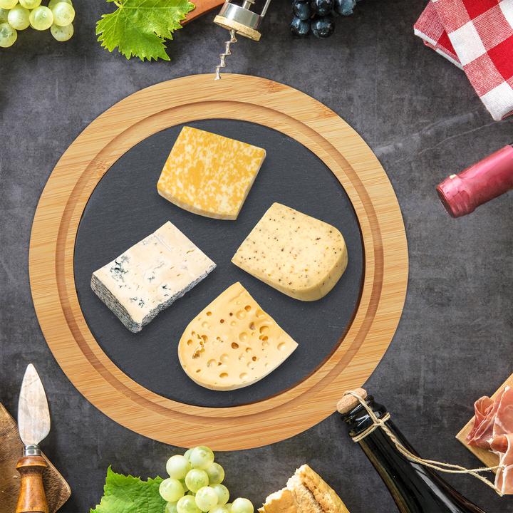 Image du produit Relaxdays Plateau à fromage, avec cloche