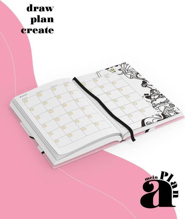 Produktbild Mein PLAN A! - Kreativer Mitmachkalender (17 x 24 cm) (17 x 24 cm, Harter Einband, Deutsch)