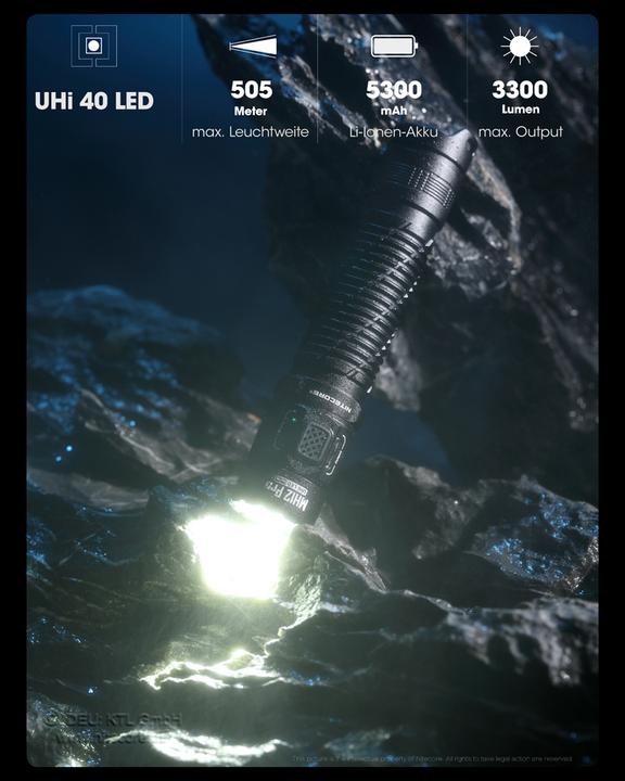 Produktbild Nitecore MH12 Pro - 3300 Lumen, UHi 40 LED (13.80 cm, 3300 lm)