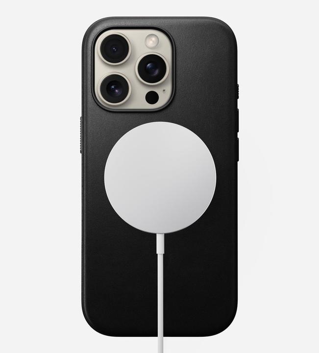 Produktbild Nomad Modern Leather Case iPhone 16 Pro Black (Apple iPhone 16 Pro)