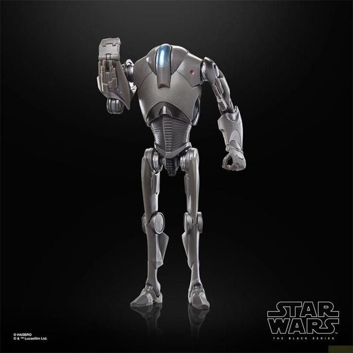 Actual product image Hasbro Star Wars Episode II Black Series Action Figure Super Battle Droid 15 cm