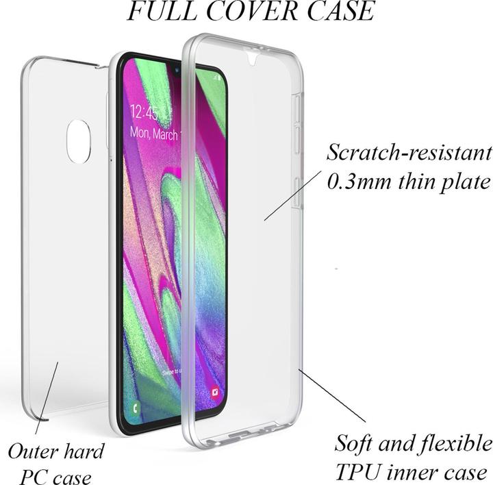 Immagine prodotto Nalia Custodia per cellulare a 360 gradi (Samsung Galaxy A20e)