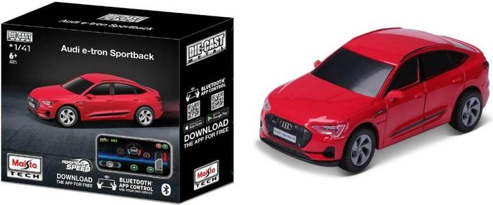 Actual product image Maisto RC Power Racer Audi E-tron Bluetooth