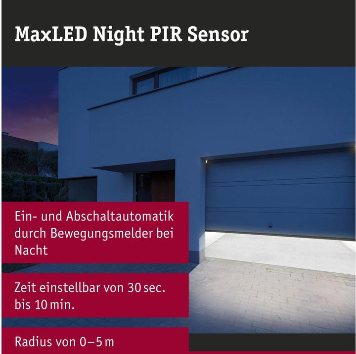 Immagine prodotto Paulmann Sensore PIR notturno MaxLED