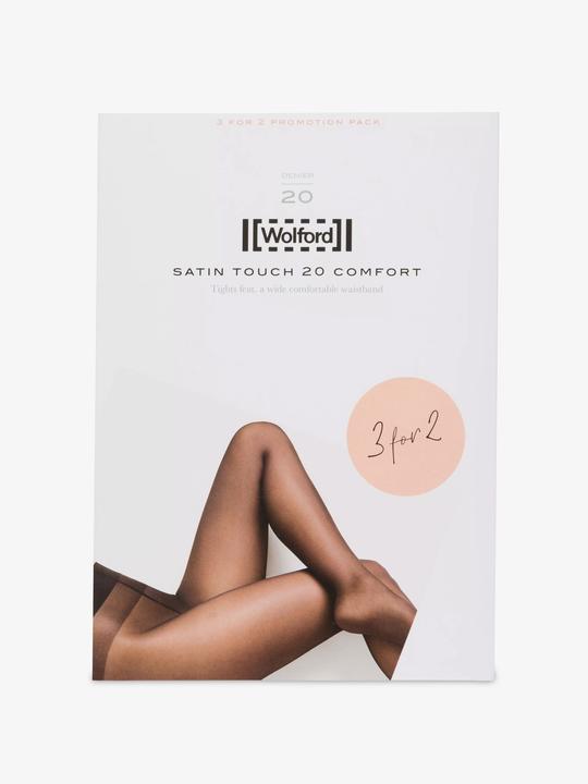 Actual product image Wolford Tights "Satin Touch" black (20 DEN, 38, M)