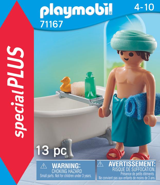 Actual product image Playmobil Man in the bathtub (71167, Playmobil Special Plus)