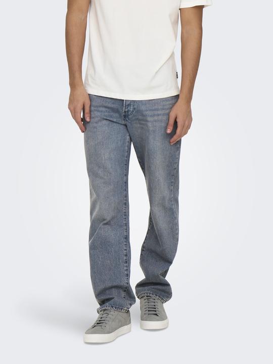 Produktbild Only & Sons ONSEDGE Mittlere Taille Gerade geschnitten Jeans Normal geschnitten jeans (34)