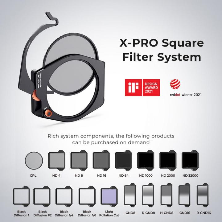 Actual product image K&F Concept 100x150 GND16 Reverse Gradient (X-PRO Series) (KF-1894) (30000 mm)