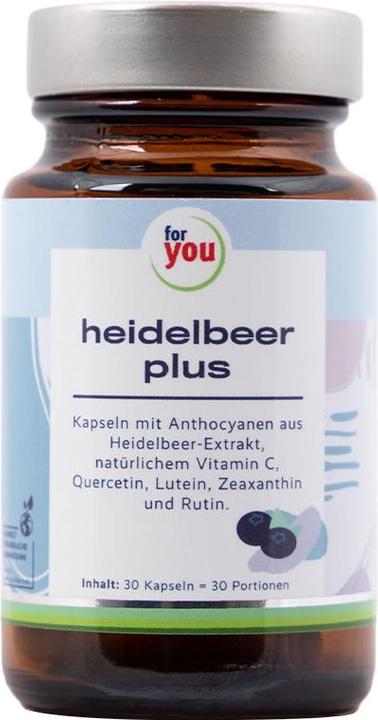 For You heidelbeer plus (30 Stück, Kapseln)