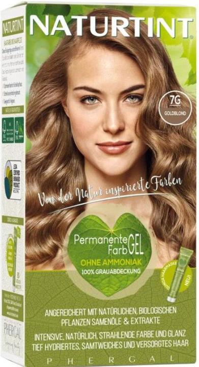 Naturtint Permanentes Haarfarbegel 7G Goldblond ohne Ammoniak (7G Goldblond)