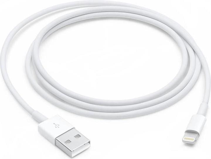 Image du produit - MXLY2ZM/A Câble de données USB-A/Lightning pour iPhone 1m Blanc (Bulk) (1 m)