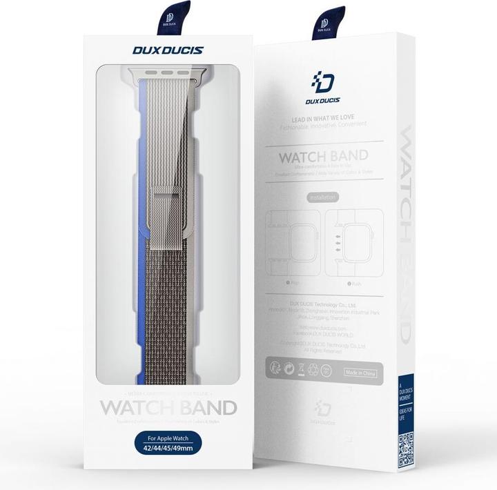 Immagine prodotto Dux Ducis Cinturino sportivo (44 mm, 45 mm, 42 mm, 49 mm, Nylon, Apple Watch Ultra, Apple Watch Series 2, Apple Watch Series 3, Apple Watch Series 1, Apple Watch Serie 4, Apple Watch Serie 5, Apple Watch Serie 6, Apple Watch Series 7, Apple Watch Series 8, Apple Watch Series 9, Apple Watch SE, Apple Watch Ultra 2)