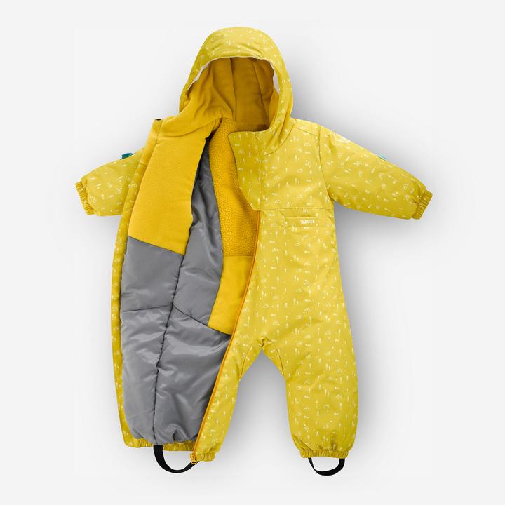 Image du produit Wedze Combinaison de ski bébé chaud - 500 Warm Lugiklip jaune (80 C)