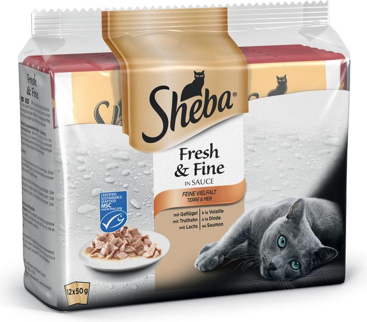 Produktbild Sheba Fresh & Fine in Sauce (Senior, 15 Stk., 750 g)