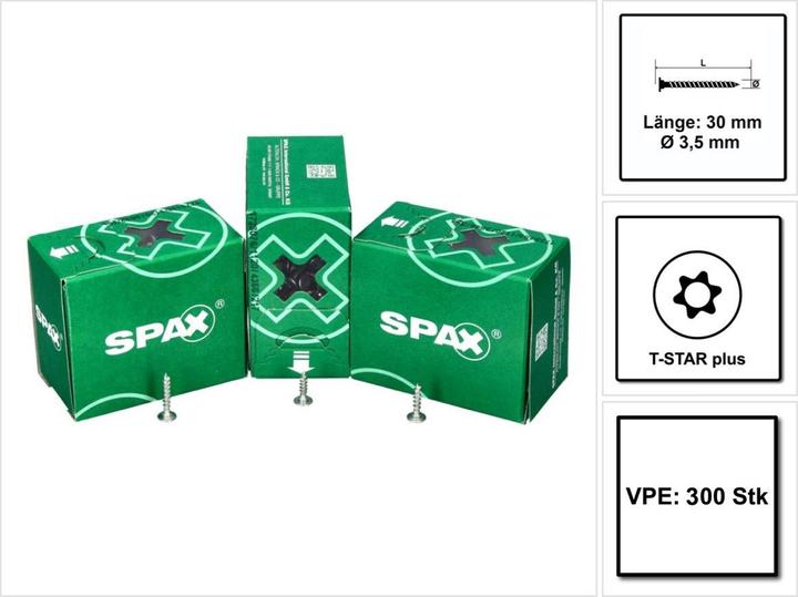 Actual product image Spax Back wall screws (300 Screws per piece)