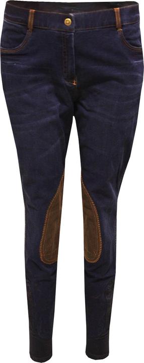 Actual product image Dublin Shona Denim Breeches With Suede Patch (34)