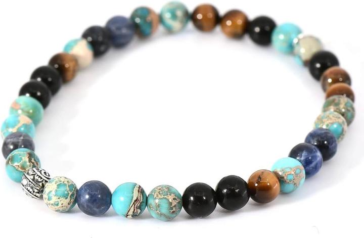 Produktbild Balibay Kiyan (20 cm, Sterling Silber 925, Onyx, Tigerauge, Edelstein, Lapislazuli)