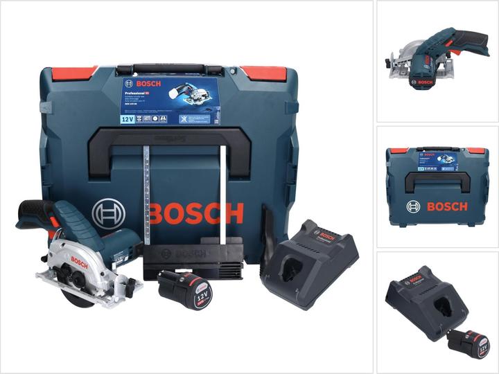 Actual product image Bosch Professional Bosch GKS 12V-26 Professional battery-powered circular saw 12 V 85 mm + 1x battery 2.0 Ah + charger