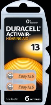 Produktbild Duracell Activair 13 - Hörgerätebatterien (60 Stk., A13, 300 mAh)