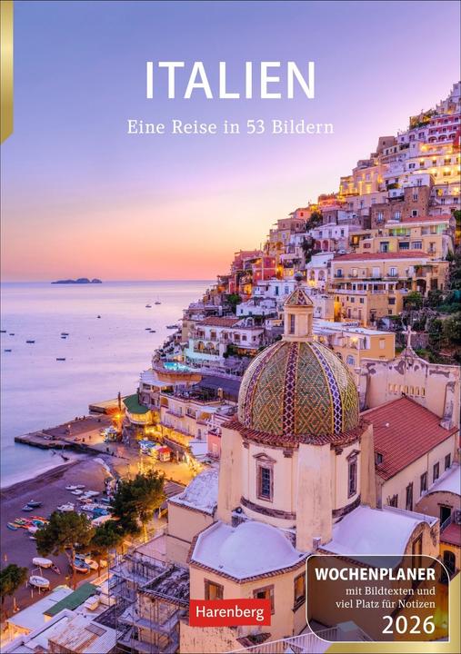 Produktbild Harenberg Italien Wochenplaner 2026 - Eine Reise in 53 Bildern (Deutsch)