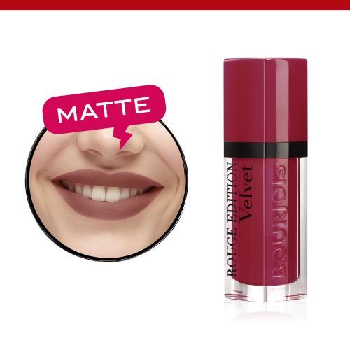 Actual product image Bourjois Rouge Edition Velvet Lipstick (08 Grand Cru)
