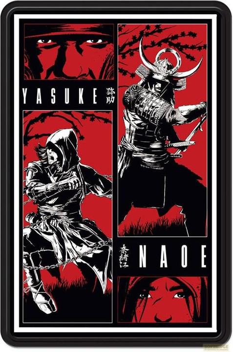 DEVplus Assassin's Creed Shadows Plaque en métal Manga
