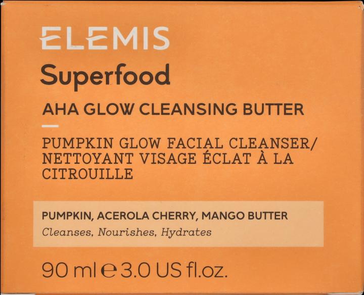 Image du produit Elemis Superfood AHA Glow Cleansing Butter (beurre nettoyant éclat superfood) (Crème nettoyante, 90 ml)