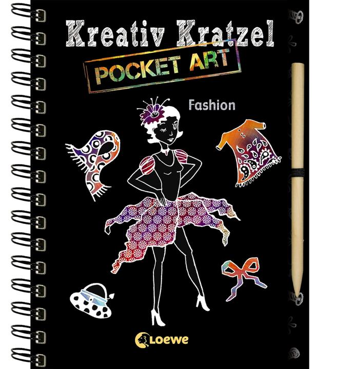 Actual product image Creative Scratch Pocket Art: Fashion
