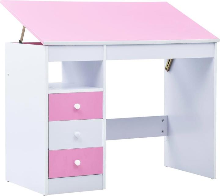 Pink and white