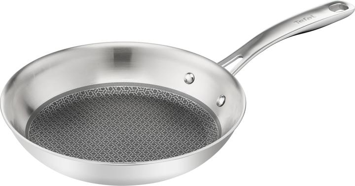 Tefal Frying pan Eternal Mesh 24 (24 cm, Frying pan, Stainless steel)