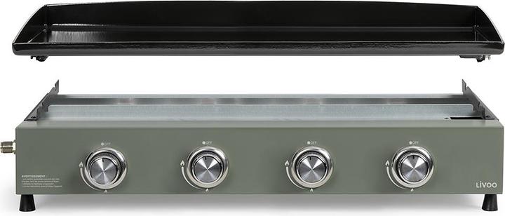 Actual product image Livoo 4 burners gas plancha (10 kW)