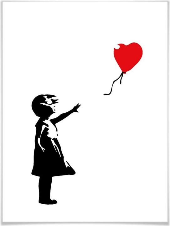 Image du produit Trenddeko Poster Banksy (7,5 x 7,5 x 97,5 cm)