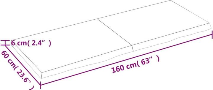 Produktbild VidaXL Emerald (160 x 60 x 6 cm)