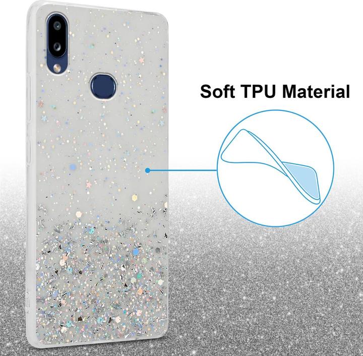 Produktbild Cadorabo TPU Cover funkelnder Glitter (Samsung Galaxy A10s, Samsung Galaxy M01s)