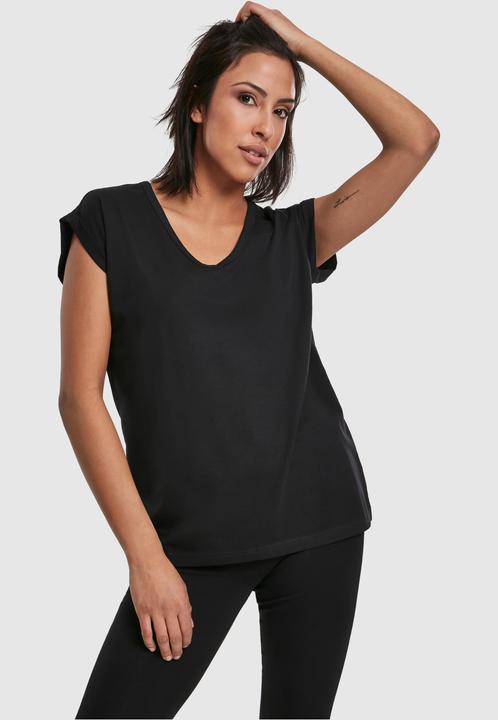 Image du produit Urban Classics Ladies Round V-Neck Extended Shoulder Tee (3XL)