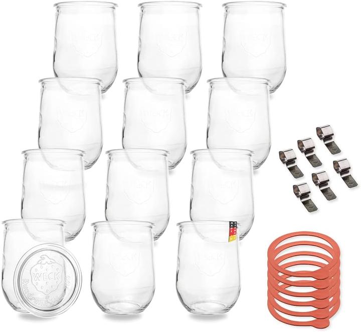 Produktbild Flaschenbauer.de 12er Set 1L, Einmachgläser (12 Stk., 1 l)