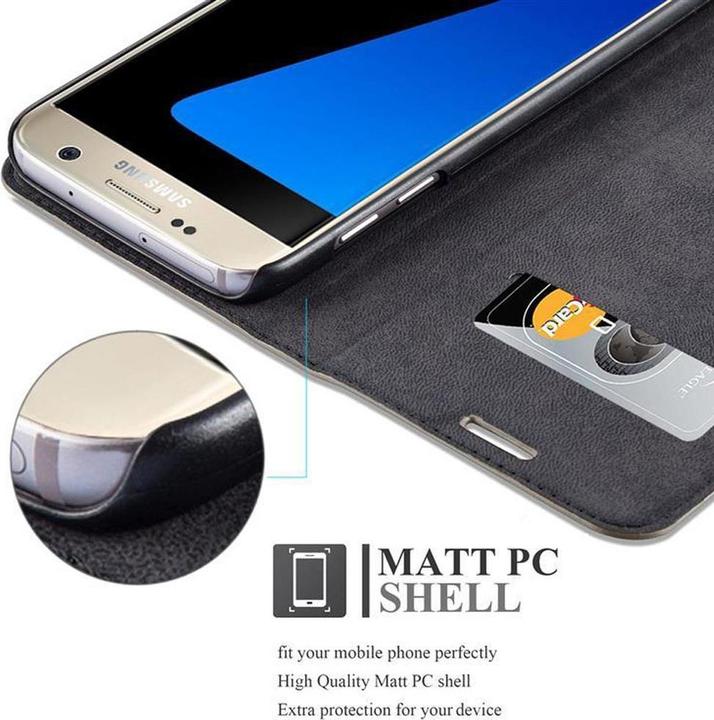 Actual product image Cadorabo Book Invisible Magnet Cover (Samsung Galaxy S7)