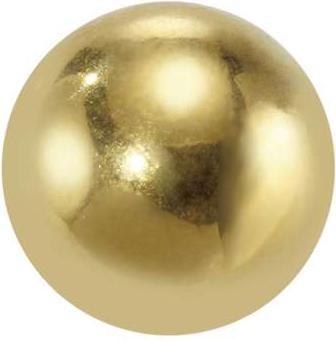 Bijouteria Piercingverschluss (Chirurgenstahl 316L, Gold-Beschichtung (vergoldet))