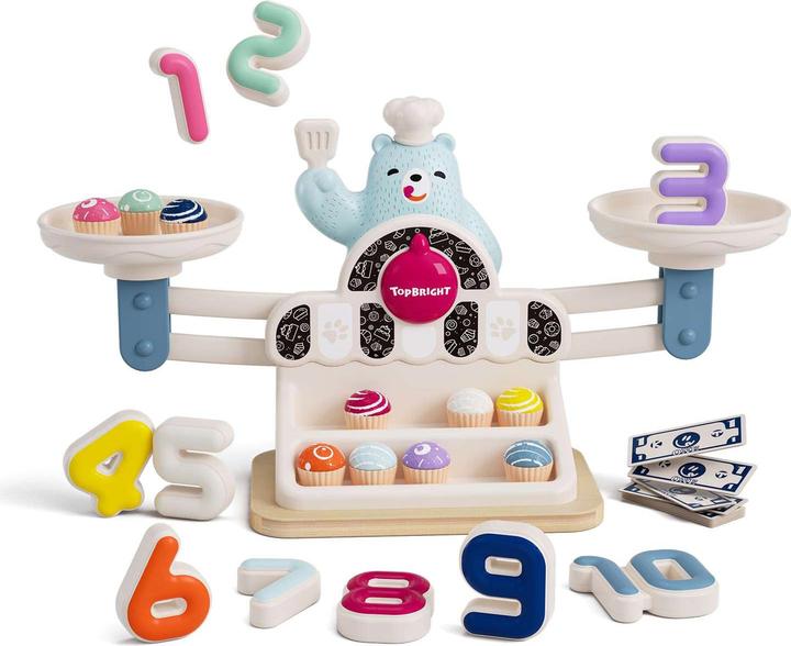 Actual product image Topbright Toys Yummy Bear Scale / Yummy Bear Scale TOY AWARD 2023 (German, English, French, Italian, Spanish, Dutch, Slovak, Czech, Russian, Romanian, Serbian, Swedish, Slovenian, Norwegian, Bosnian, Croatian, Bulgarian, Lithuanian)