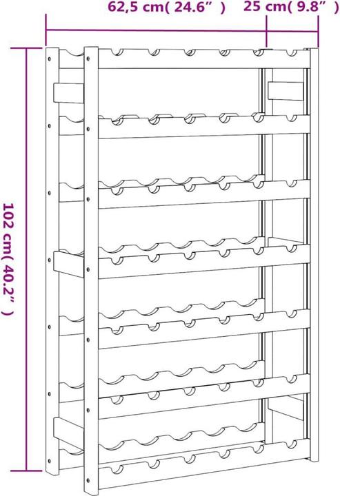 Image du produit VidaXL Baila (62,5 x 25 x 102 cm)