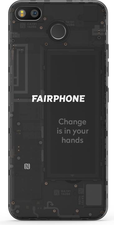 Produktbild Fairphone 3 (64 GB, Dark Translucent, 5.65", Dual SIM + SD, 12 Mpx, 4G)