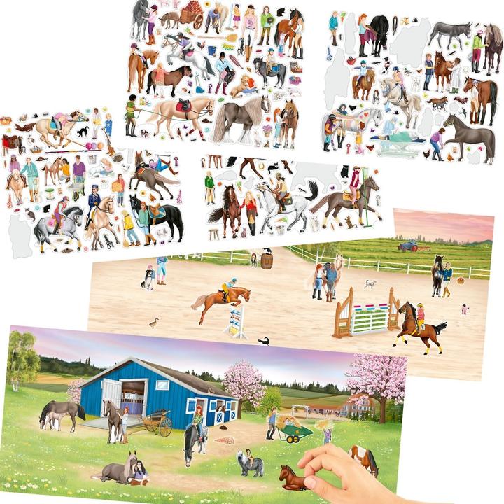 Immagine prodotto Magni DEPESCHE Stickerbuch Create Your Happy Horses