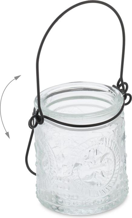 Actual product image Relaxdays 12x lantern (12 x, 6 x 6 x 7 cm)