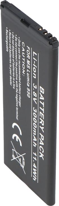 Actual product image Microsoft Lumia 950 battery, Lumia 950DS battery BV-T5E