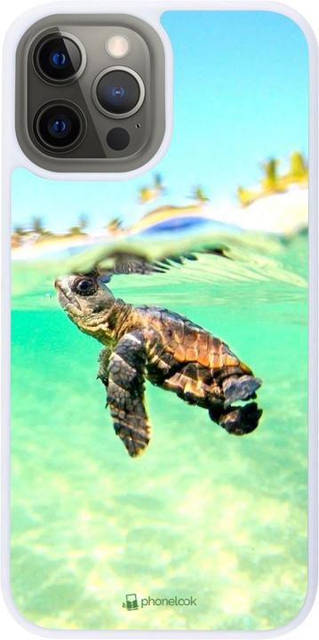 Image du produit PhoneLook Coque Silicone rigide blanc Turtle Underwater (Apple iPhone 12 Pro Max)