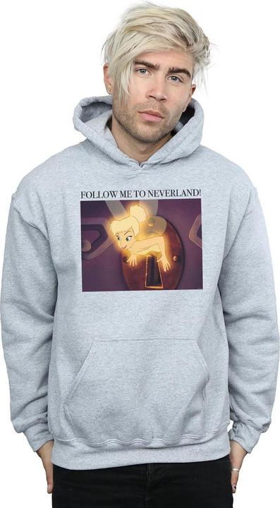 Actual product image Disney Mens Tinker Bell Follow Me Hoodie (S)