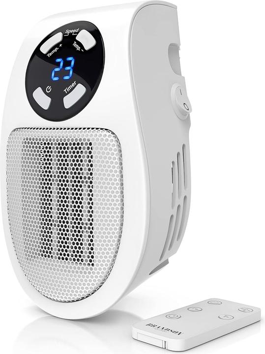 Actual product image CSL Plug-in fan heater (500 W)
