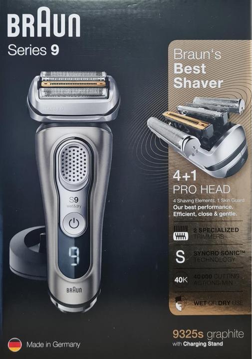 Actual product image Braun Series 9 9325s + Latest Generation Electric Shaver