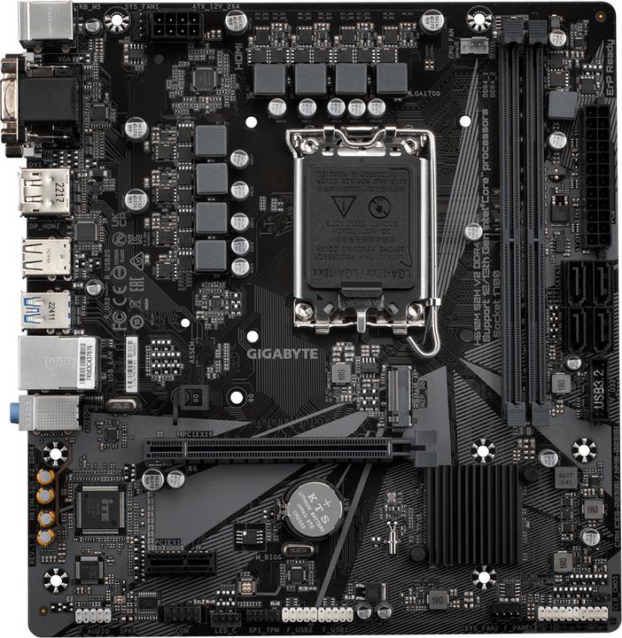 Immagine prodotto Gigabyte H610M S2H V2 (LGA 1700, Intel H610 Express, mATX)