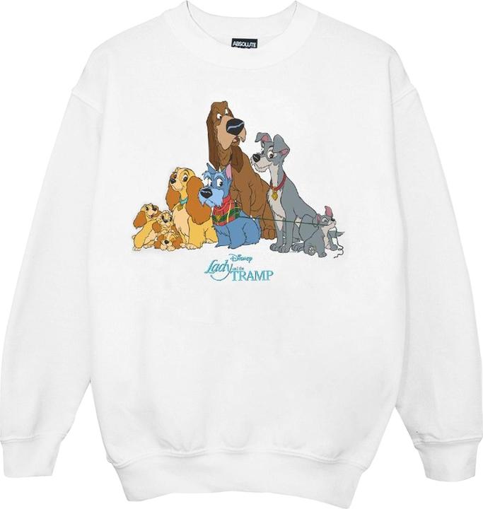 Actual product image Disney Girls Lady And The Tramp Classic Group Sweatshirt (140, 146)